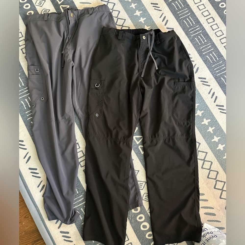 Cherokee infinity Men's Black and Gray scrub pants XL